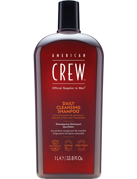 American Crew Daily Cleansing Shampoo Шампунь очищающий ежедневный для нормальных и склонных к жирности волос, 1000мл