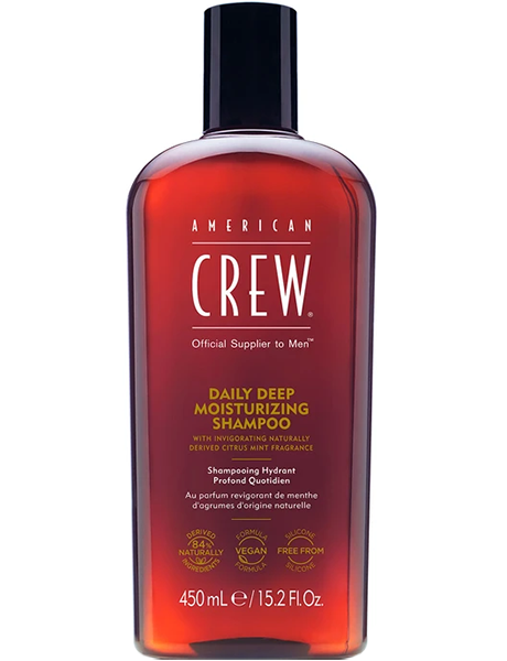 American Crew Daily Deep Moisturizing Shampoo Шампунь увлажняющий ежедневный для нормальных и сухих волос, 450мл