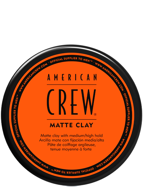 American Crew Matte Clay Пластичная матовая глина для укладки волос средней/сильной фиксации, 85гр
